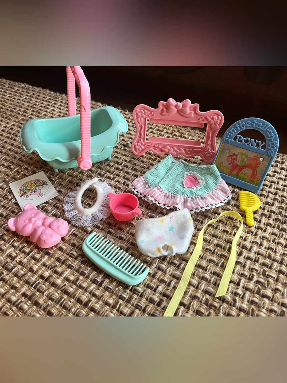 My Little Pony Mini Nursery Accessory Set and Play Set Lot